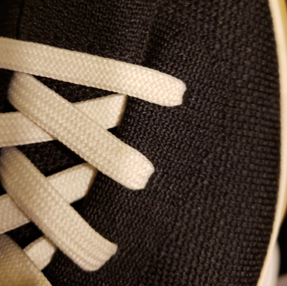 Rothy's Mesh Sneakers in Black, White, & Blue - Picture 3 of 5